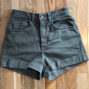 High waisted shorts by American Apparel
